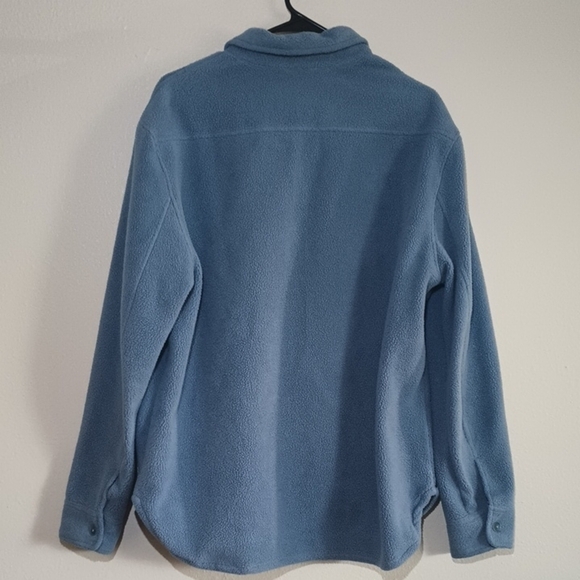 Grayers Micro Fleece CPO - Provincial Blue Color Men's Size Large Jacket Pockets - Picture 8 of 9